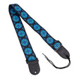 Fretz Woven Jacquard Polyster Guitar Strap (Cobalt)-FGST-RETRO59