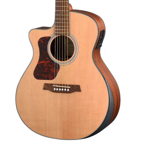 Walden Guitars G550RCEL Natura Solid Spruce Top Left-Handed Armrest Grand Auditorium Acoustic Cutaway-Electric - Open Pore Satin Natural