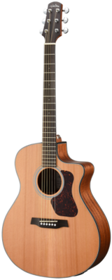 Walden Guitars G570CE Natura Solid Cedar Top Grand Auditorium Acoustic Cutaway-Electric - Open Pore Satin Natural