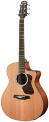 Walden Guitars G570CE Natura Solid Cedar Top Grand Auditorium Acoustic Cutaway-Electric - Open Pore Satin Natural