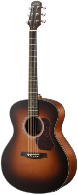 Walden Guitars G570ETB Natura Solid Cedar Top Grand Auditorium Acoustic-Electric - Open Pore Satin Tobacco Burst