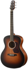 Walden Guitars G570ETB Natura Solid Cedar Top Grand Auditorium Acoustic-Electric - Open Pore Satin Tobacco Burst