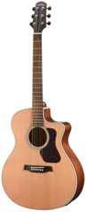 Walden Guitars G770CE Natura All-Solid Cedar-Mahogany Grand Auditorium Acoustic Cutaway-Electric - Satin Natural