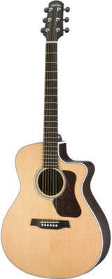 Walden Guitars G803CE Natura All-Solid Sitka/Ovangkol Grand Auditorium Acoustic Cutaway-Electric - Satin Natural