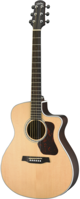 Walden Guitars G803CE Natura All-Solid Sitka/Ovangkol Grand Auditorium Acoustic Cutaway-Electric - Satin Natural