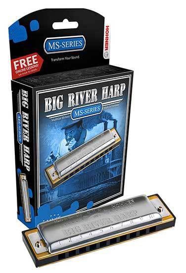 Hohner MS Series Big River Harmonica in the Key of E