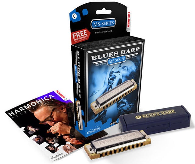 Hohner MS Series Blues Harp Harmonica in the Key of B