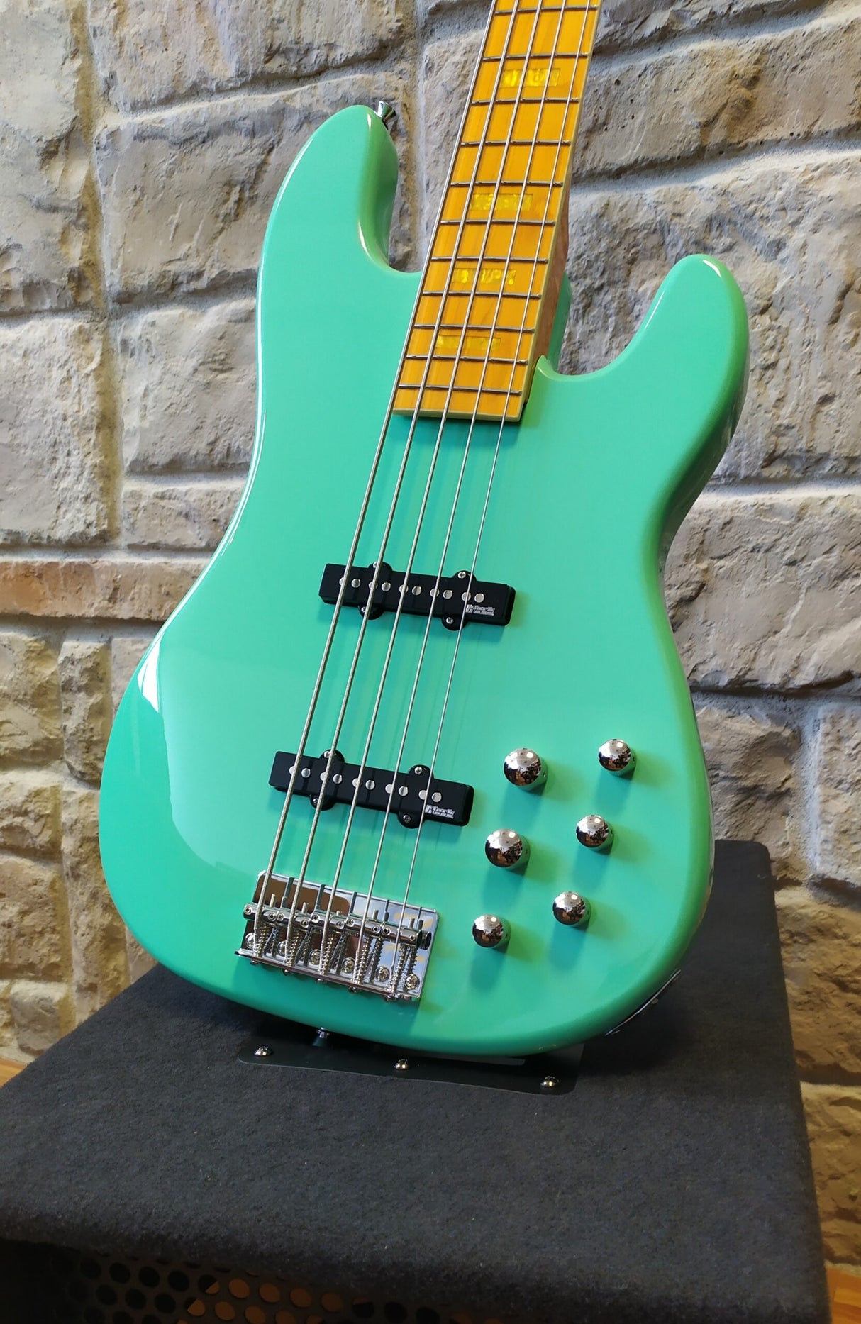 Markbass GV 5 GLOXY Bass Guitar in Surf Green