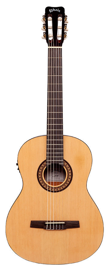 Kohala KG100 Series AC/EL Classical/Nylon String Guitar in Natural