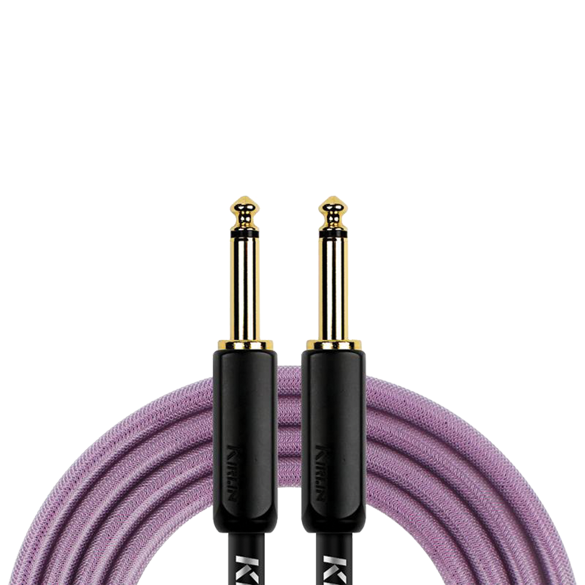 Kirlin KIPW201BPU-10 PVC Woven Premium Plus Instrument Cable 10Ft Purple