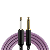 Kirlin KIPW201BPU-10 PVC Woven Premium Plus Instrument Cable 10Ft Purple