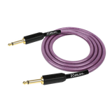 Kirlin KIPW201BPU-10 PVC Woven Premium Plus Instrument Cable 10Ft Purple