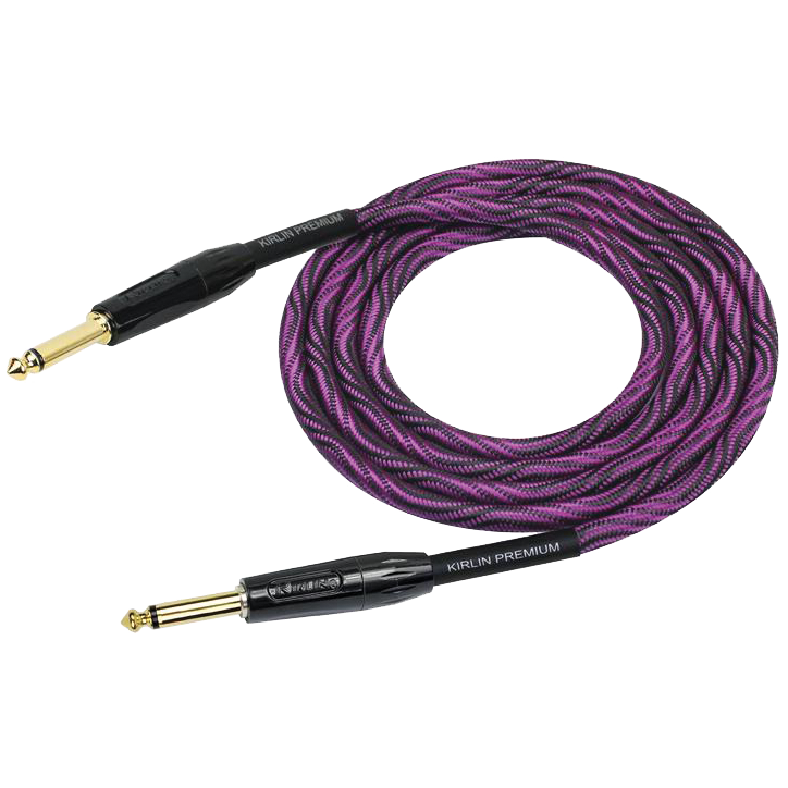 Kirlin IWB201WB 10ft Premium Plus Wave Purple Instrument Cable