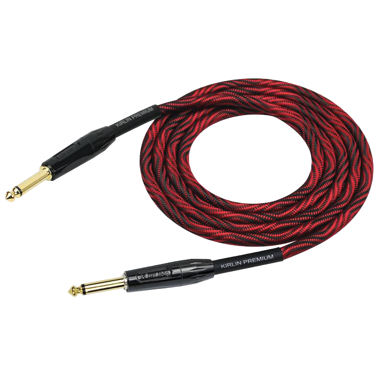 Kirlin IWB201WB 20ft Premium Plus Wave Red Instrument Cable