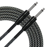 Kirlin IWC201BK 10ft Black Entry Woven Instrument Cable