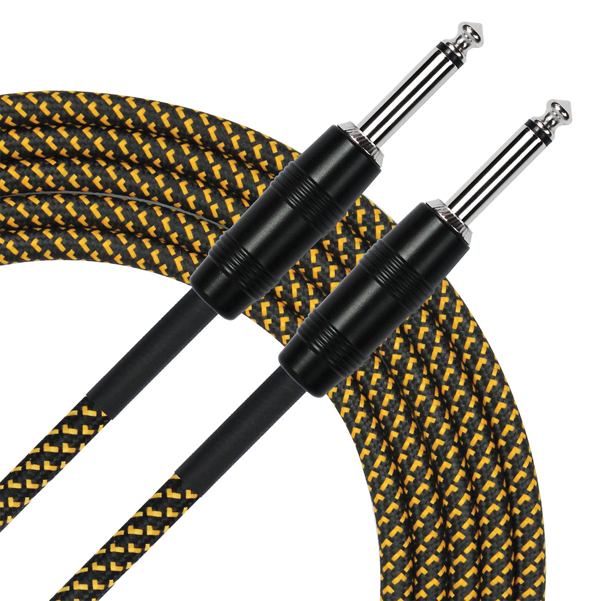 Kirlin IWC201BY 10ft Tweed Entry Woven Instrument Cable