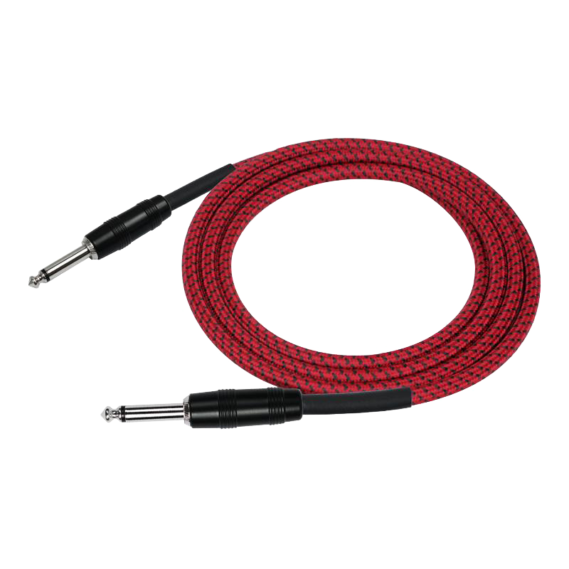 Kirlin IWC201RD 10ft Red Entry Woven Instrument Cable