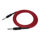 Kirlin IWC201RD 10ft Red Entry Woven Instrument Cable