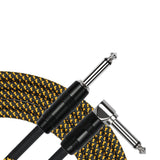 Kirlin IWC202BY 10ft Tweed Entry Woven Instrument Cable Straight - RA