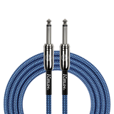 Kirlin IWC201BL 10ft Blue Entry Woven Instrument Cable