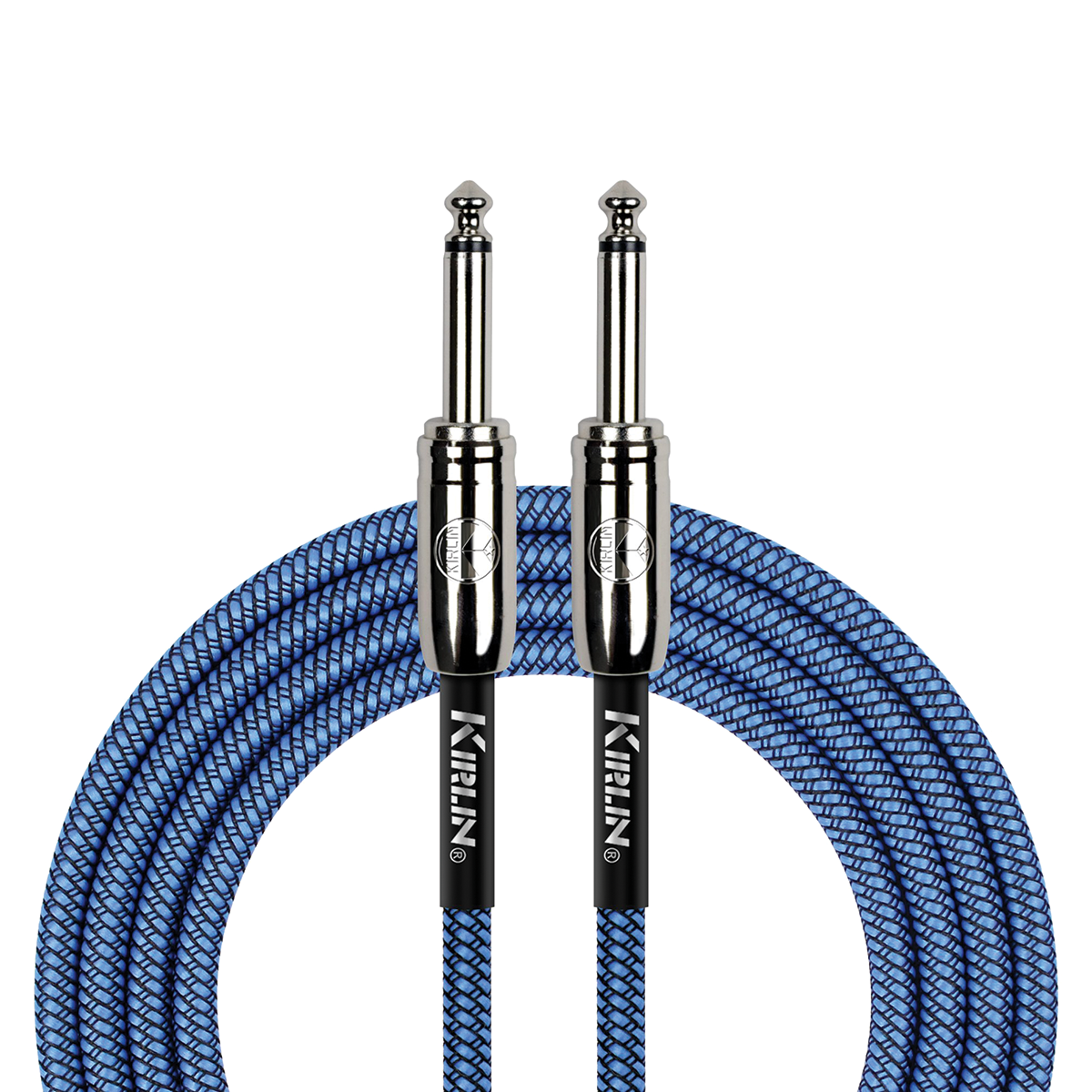 Kirlin IWC201BL 20ft Blue Entry Woven Instrument Cable