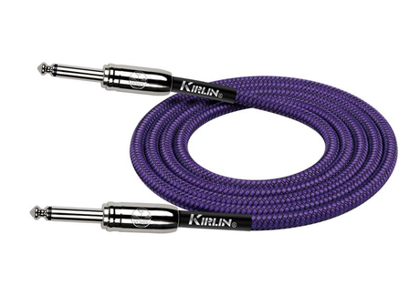 Kirlin IWC201PU 10ft Purple Entry Woven Instrument Cable