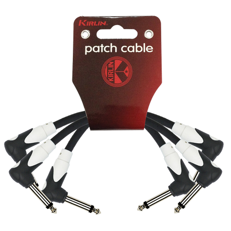 Kirlin KLG3203-3 Patch Cable 3 Inch Moulded Plugs 3-Pack