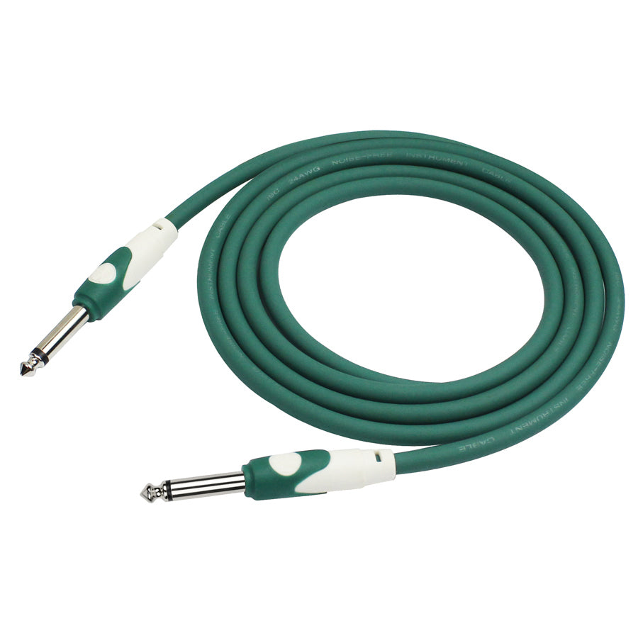 Kirlin 20FT Green Lightgear Instrument Cable