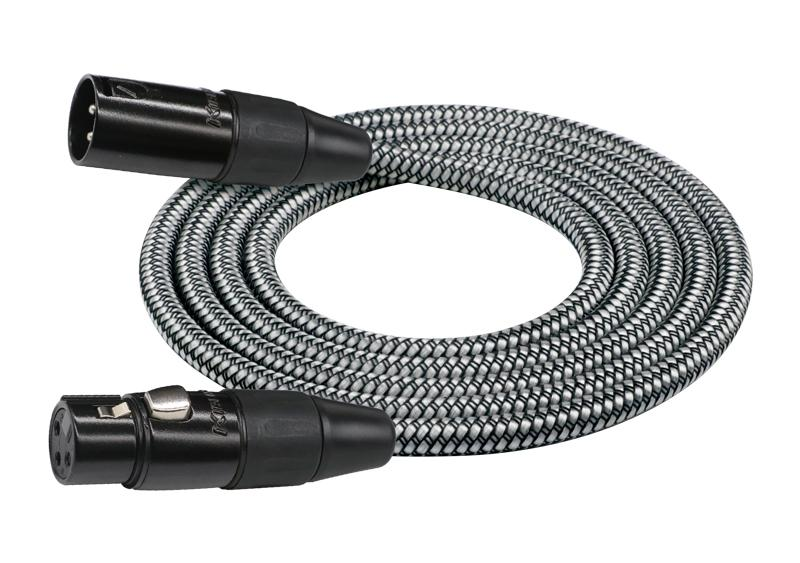 Kirlin Entry Woven Black 30ft XLR - XLR Cable