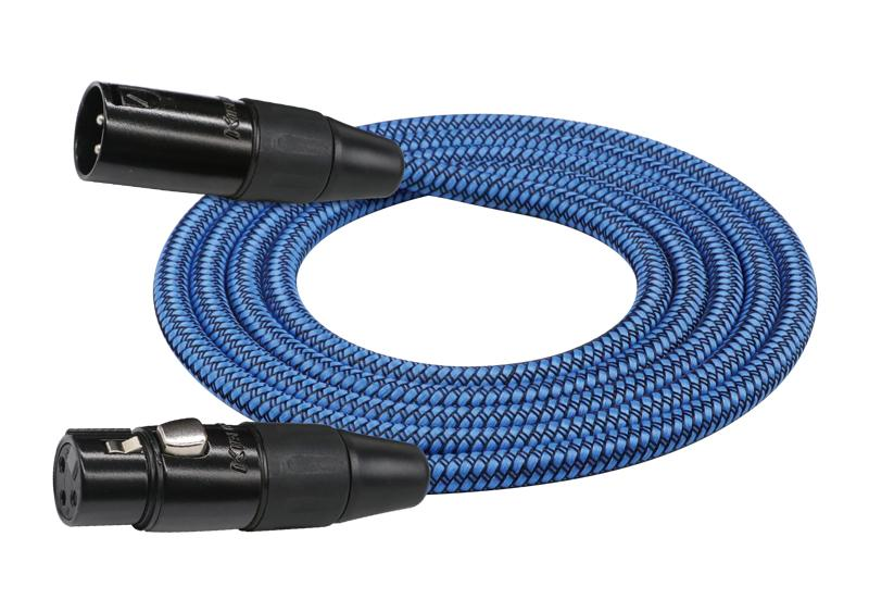 Kirlin Entry Woven Blue 20ft XLR - XLR Cable