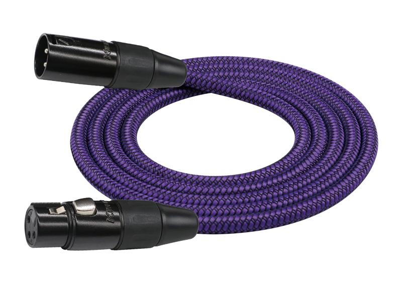 Kirlin Entry Woven Purple 20ft XLR - XLR Cable