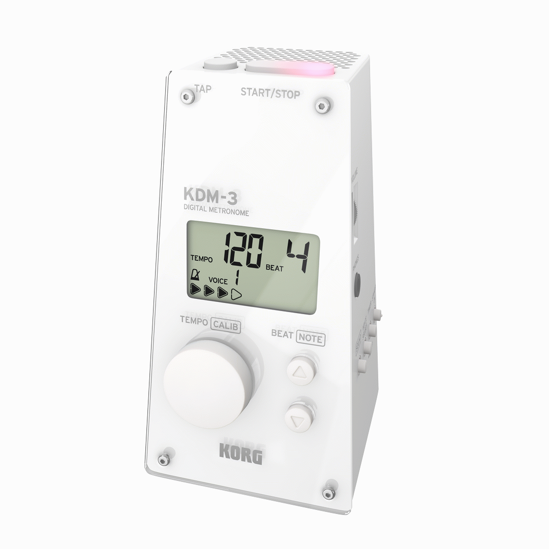 KORG KDM-3 DIGITAL METRONOME WHITE