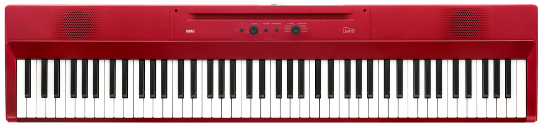 KORG LIANO 88 NOTE PIANO METALLIC RED