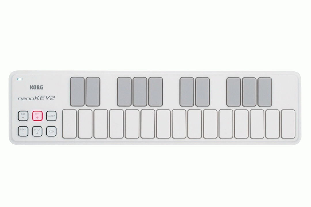 KORG NANOKEY2 CONTROLLER KEYBOARD WH