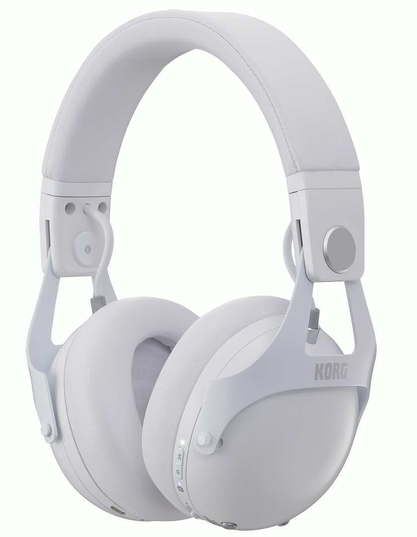 KORG NOISE CANCELLING HEADPHONES WHITE