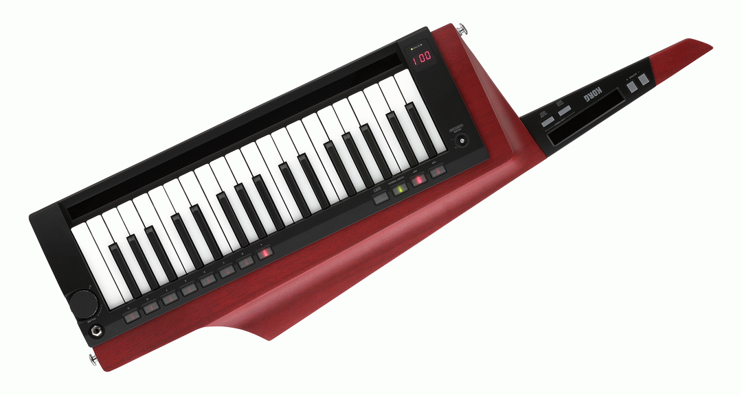 KORG RK-100S2 37 NOTE KEYTAR SYNTH RED