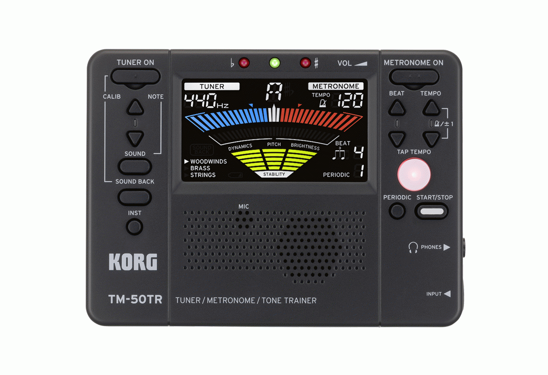 KORG TUNER METRONOME TONE TRAINER BLACK