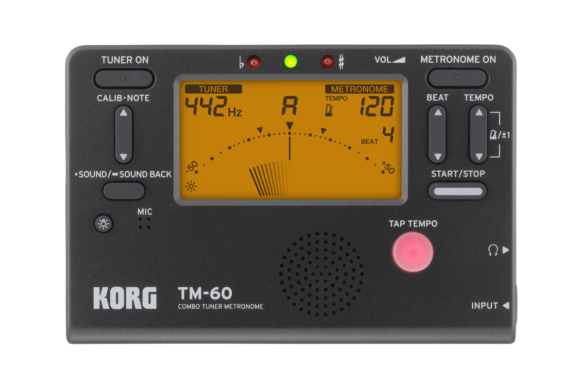 KORG TM-60 TUNER METRONOME BLACK