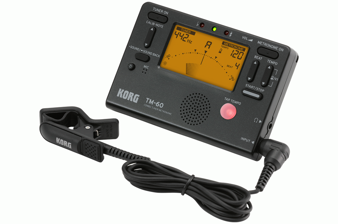 KORG TM-60 TUNER METRONOME BLACK W C MIC