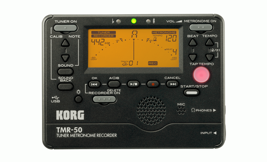 KORG TMR-50 TUNER METRONOME BLACK