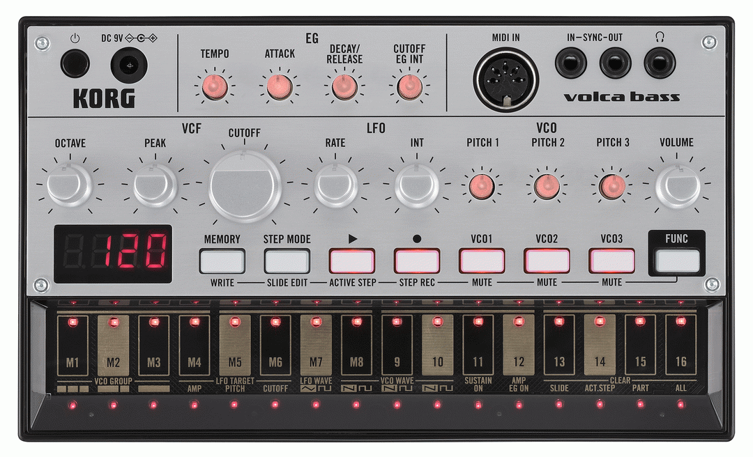 KORG VOLCA BASS ANALOG BASSLINE SYNTHESIZER