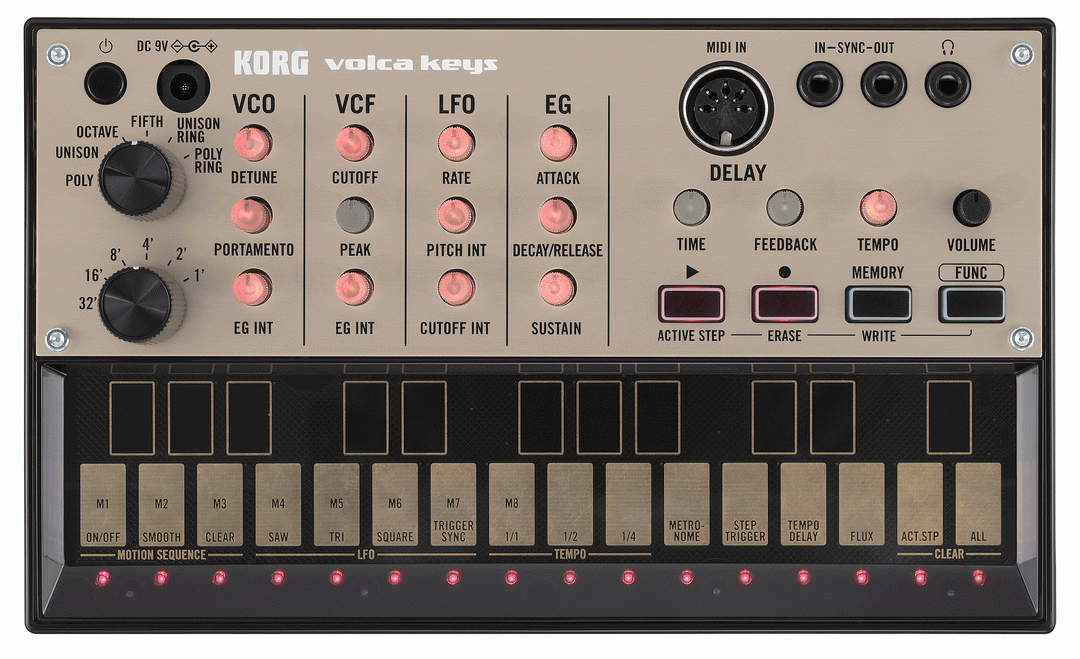 KORG VOLCA KEYS POLYPHONIC ANALOG SYNTHESIZER