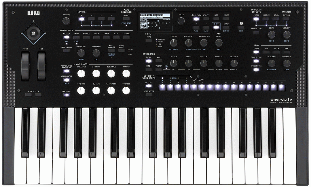 KORG WAVESTATE SEQUENCING SYNTHESIZER