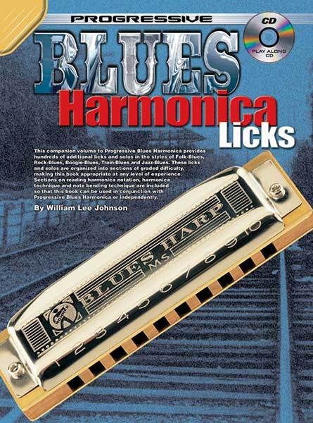 Progressive Blues Harmonica Licks Book/CD