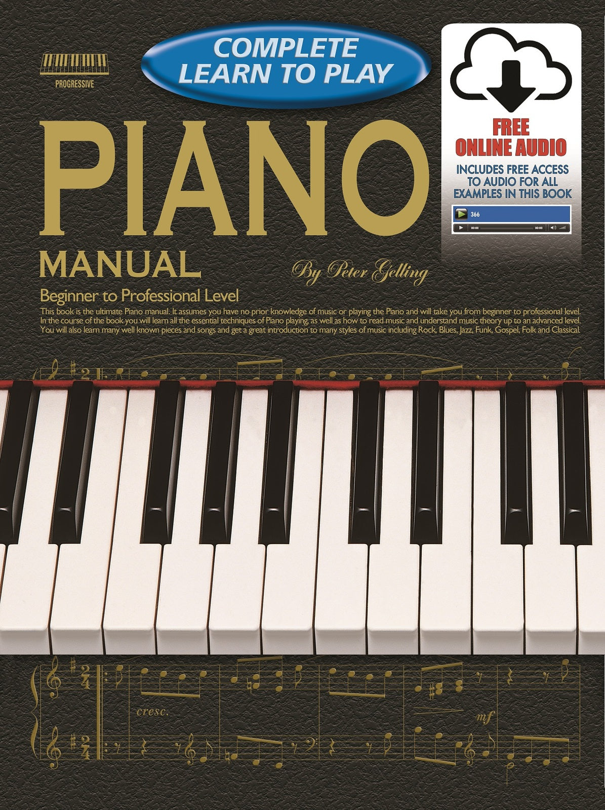 Progressive Complete Learn To Play Piano Book/Online Audio