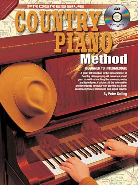 Progressive Country Piano Method Book/CD