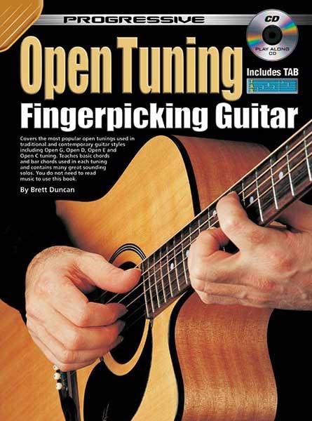 Progressive Open Tuning Fingerpicking Guitar Book/CD