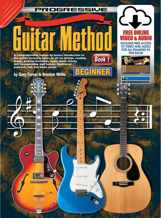 Progressive Guitar Method 1 Book/Online Video & Audio