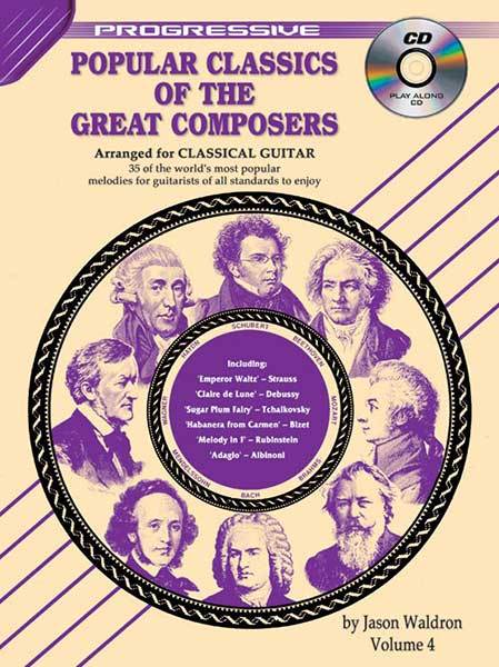 Progressive Popular Classics Of The Great Composers Volume 4 Book/CD