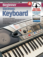 Learn To Play Books Progressive Beginner Electronic Keyboard Book/Online Video & Audio